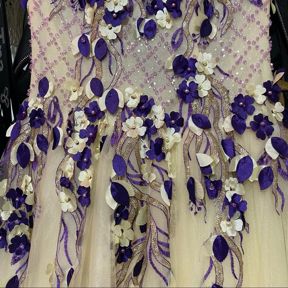Prom Floral Dress - Picture 4 of 5